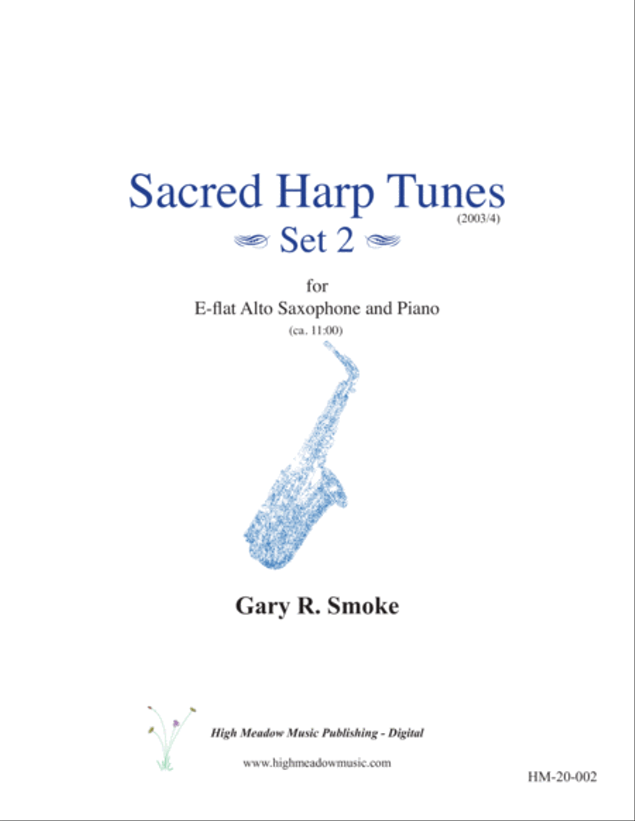 Sacred Harp Tunes - Set 2 Alto Saxophone scores gallery preview page 1