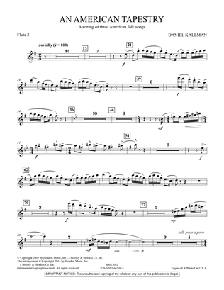 An American Tapestry (for Wind Ensemble) - Flute 2