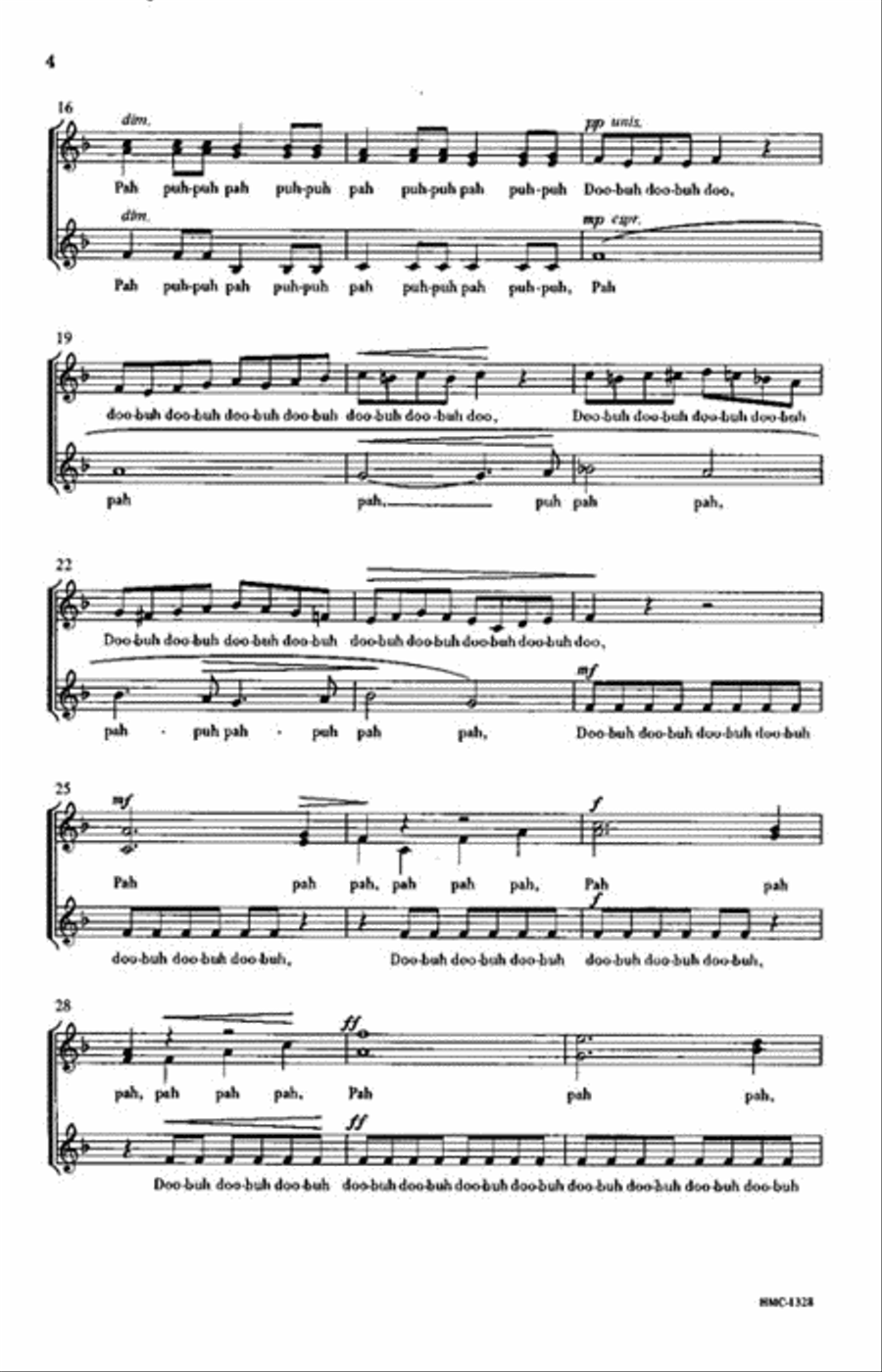 The Overture to the Marriage of Figaro SSA scores gallery preview page 3