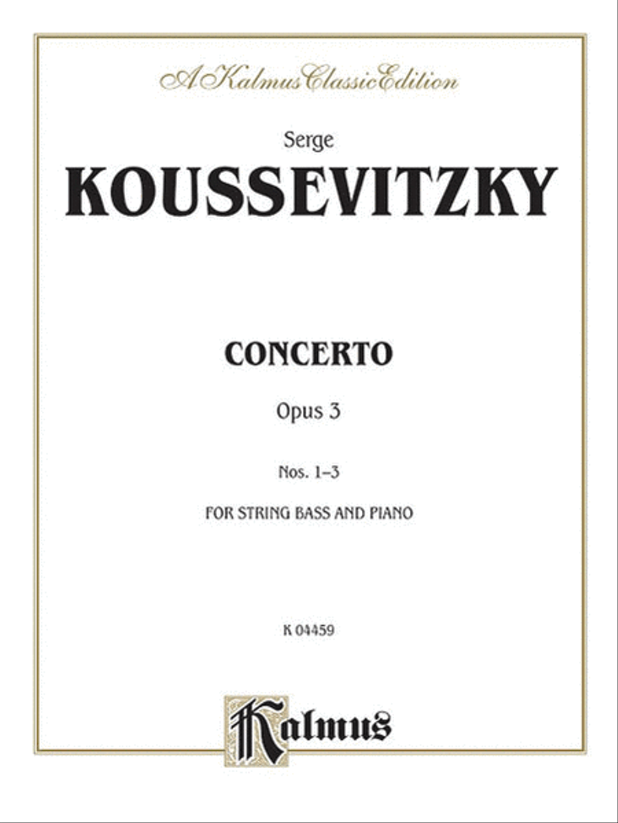 Concerto, Op. 3