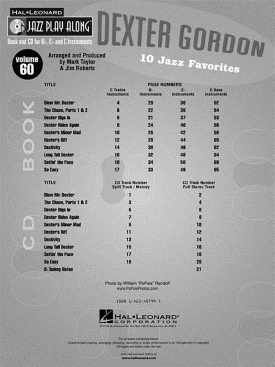 Dexter Gordon Dexter Gordon C Instrument scores gallery preview page 3