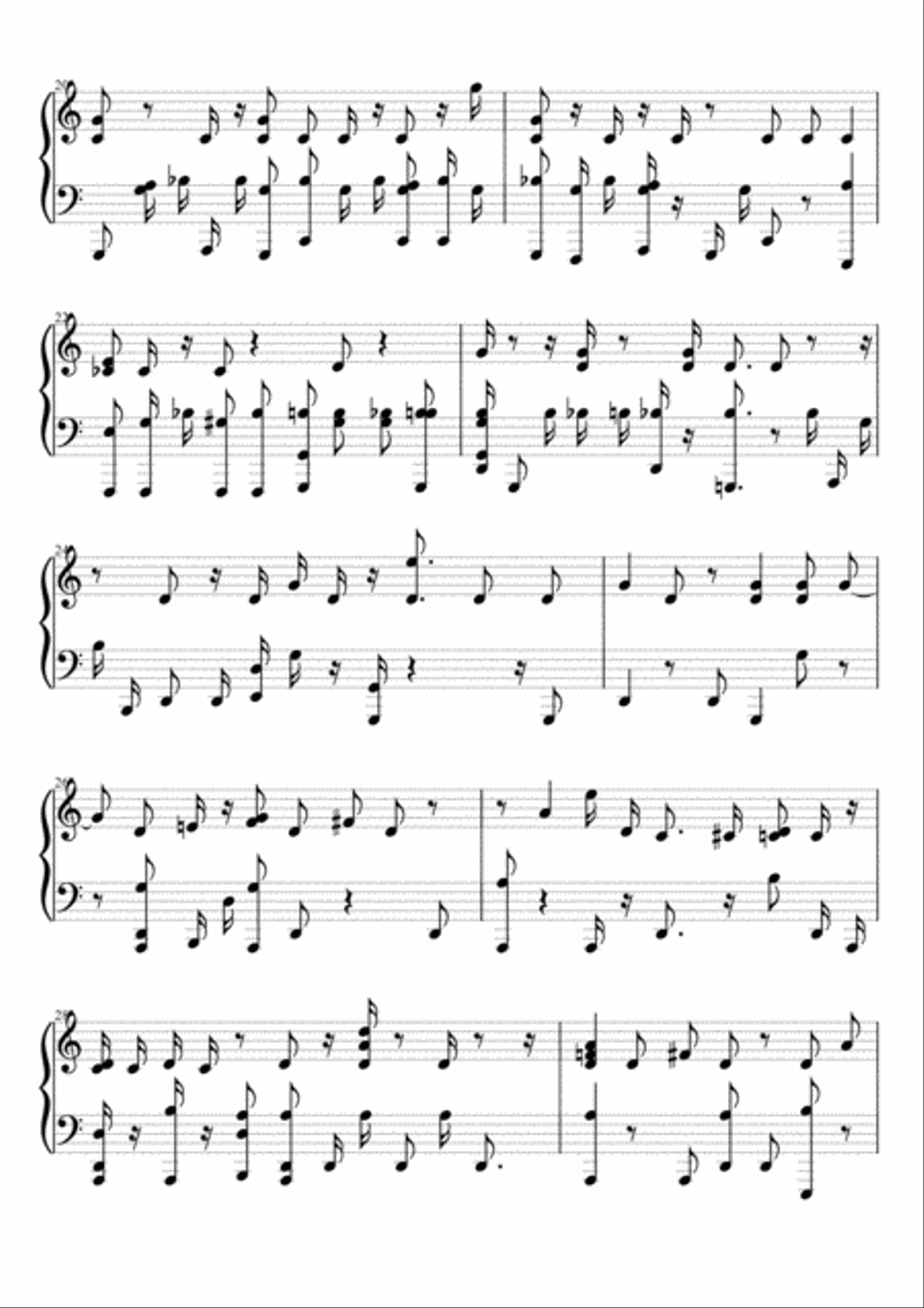 Little country rock Small Ensemble scores gallery preview page 3