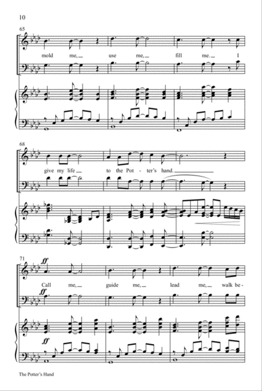 The Potter's Hand Choir scores gallery preview page 10