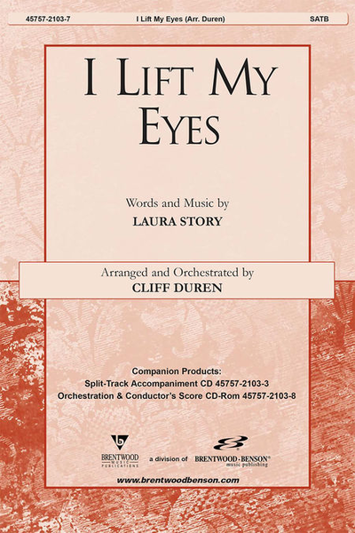 I Lift My Eyes (Orchestra Parts and Conductor's Score, CD-ROM)