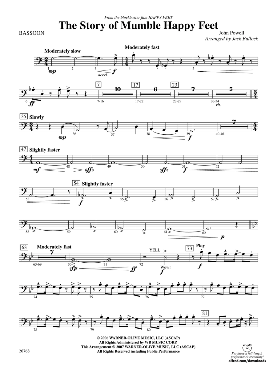 The Story of Mumble Happy Feet: Bassoon