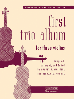 Book cover for First Trio Album for Three Violins