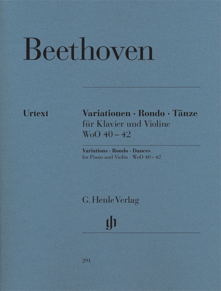 Ludwig van Beethoven: Variations, Rondo, Dances for Piano and Violin