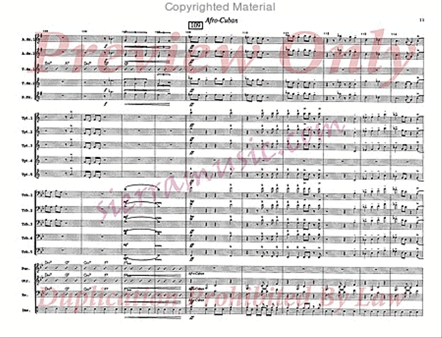 Cubajazz Cubajazz Jazz Ensemble scores gallery preview page 12