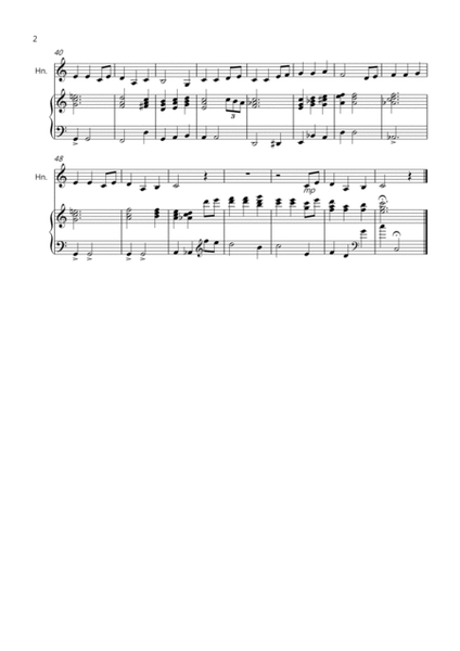 Away in a Manger (Gospel Style!) for French Horn and Piano image number null