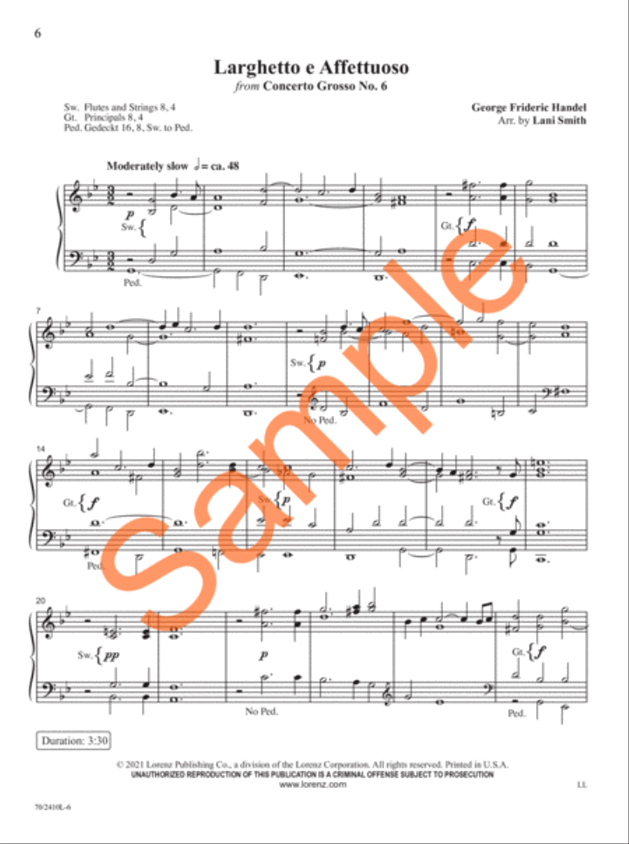 Easy Organ Library, Vol. 73 Organ Solo scores gallery preview page 5