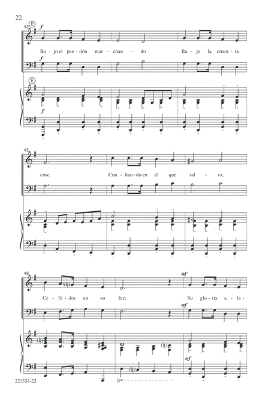 Siervos de Jesus 4-Part scores gallery preview page 26