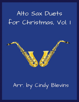 Alto Sax Duets for Christmas, Vol. I (12 arrangements)