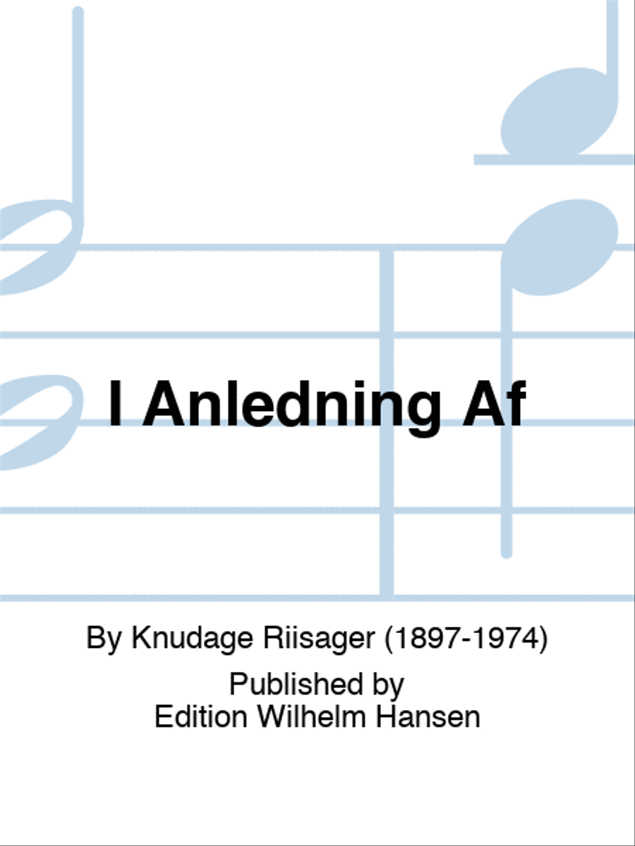 I Anledning Af Score scores gallery preview page 1