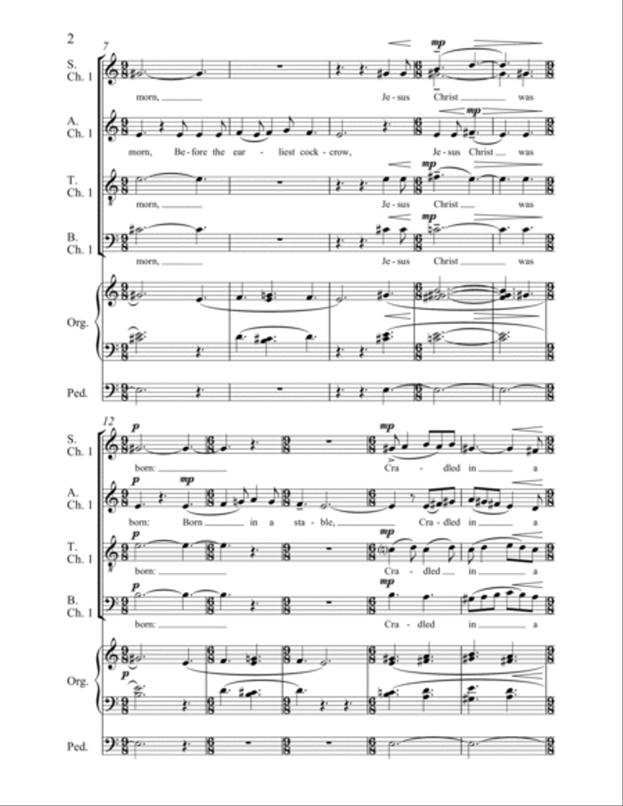 Gabriel's Message 4-Part scores gallery preview page 3