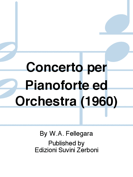 Concerto per Pianoforte ed Orchestra (1960)