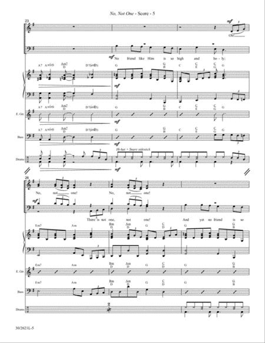 <br>Sheet music extract