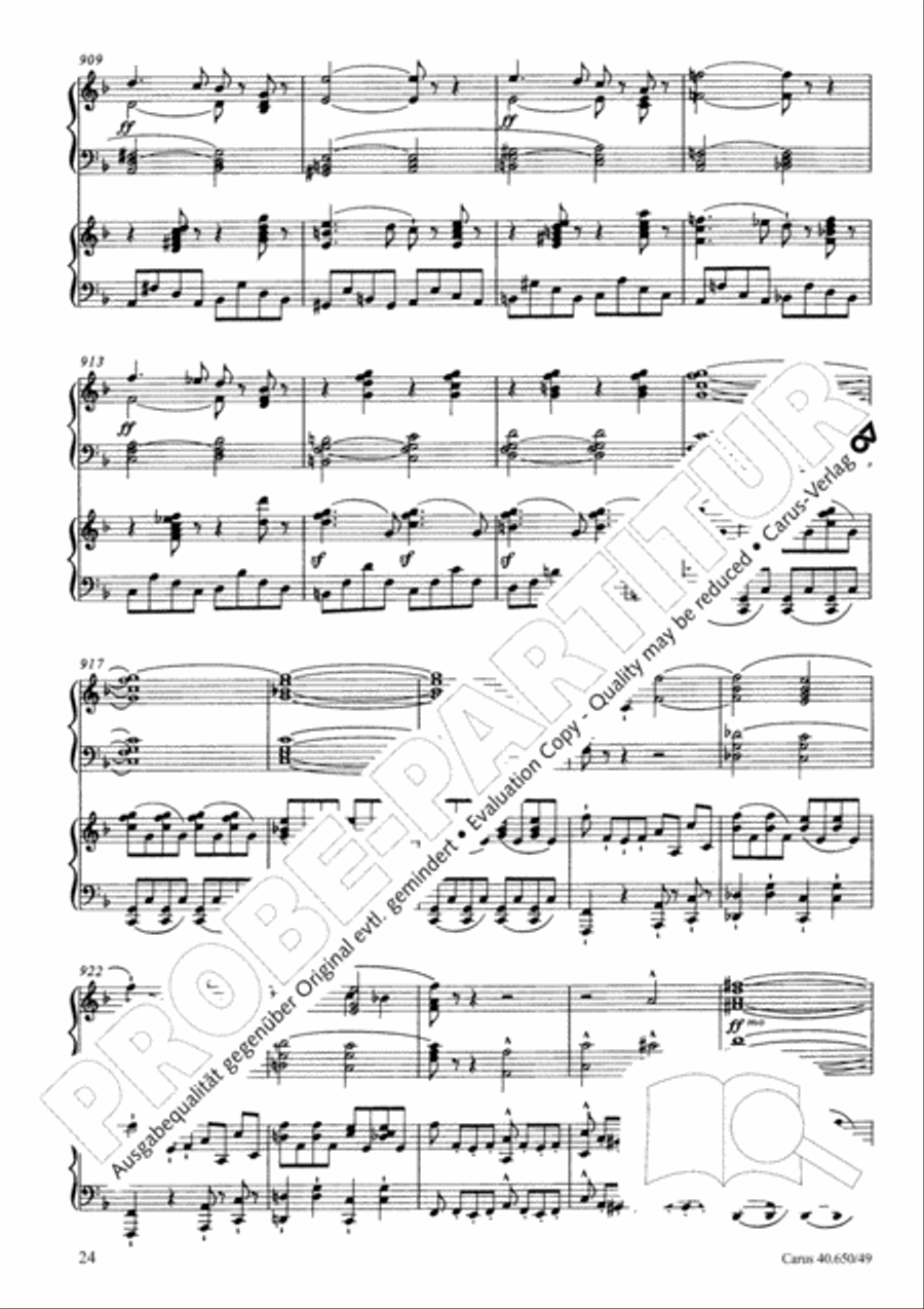 Petite Messe solennelle 4-Part scores gallery preview page 25