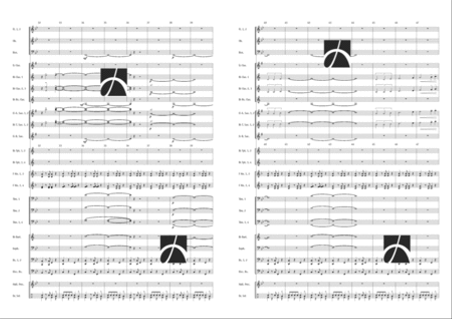 Spanish Eyes Concert Band scores gallery preview page 4