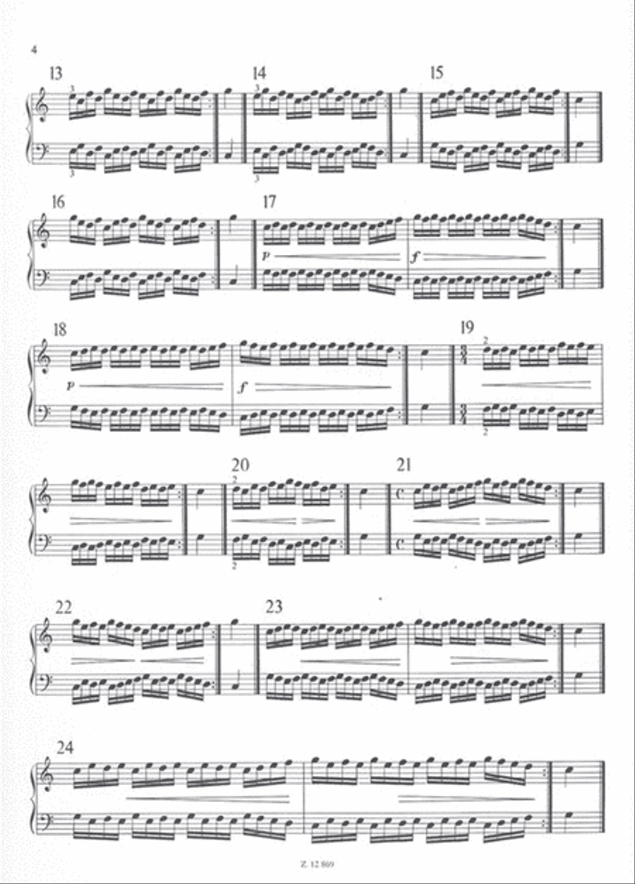 Klavierübungen op. 16 Piano Solo scores gallery preview page 2