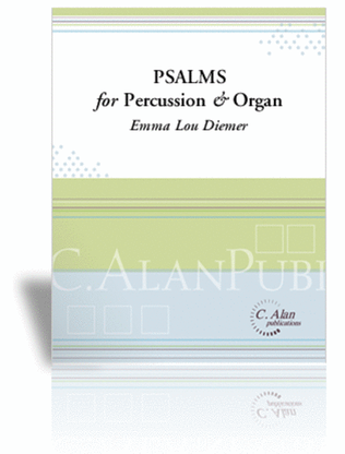 Book cover for Psalms for Percussion & Organ