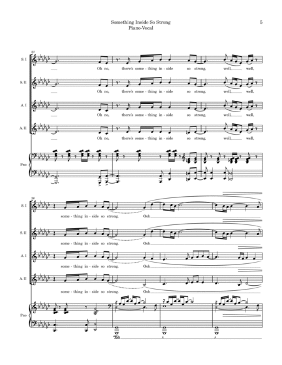 (Something Inside) So Strong SSAA scores gallery preview page 5