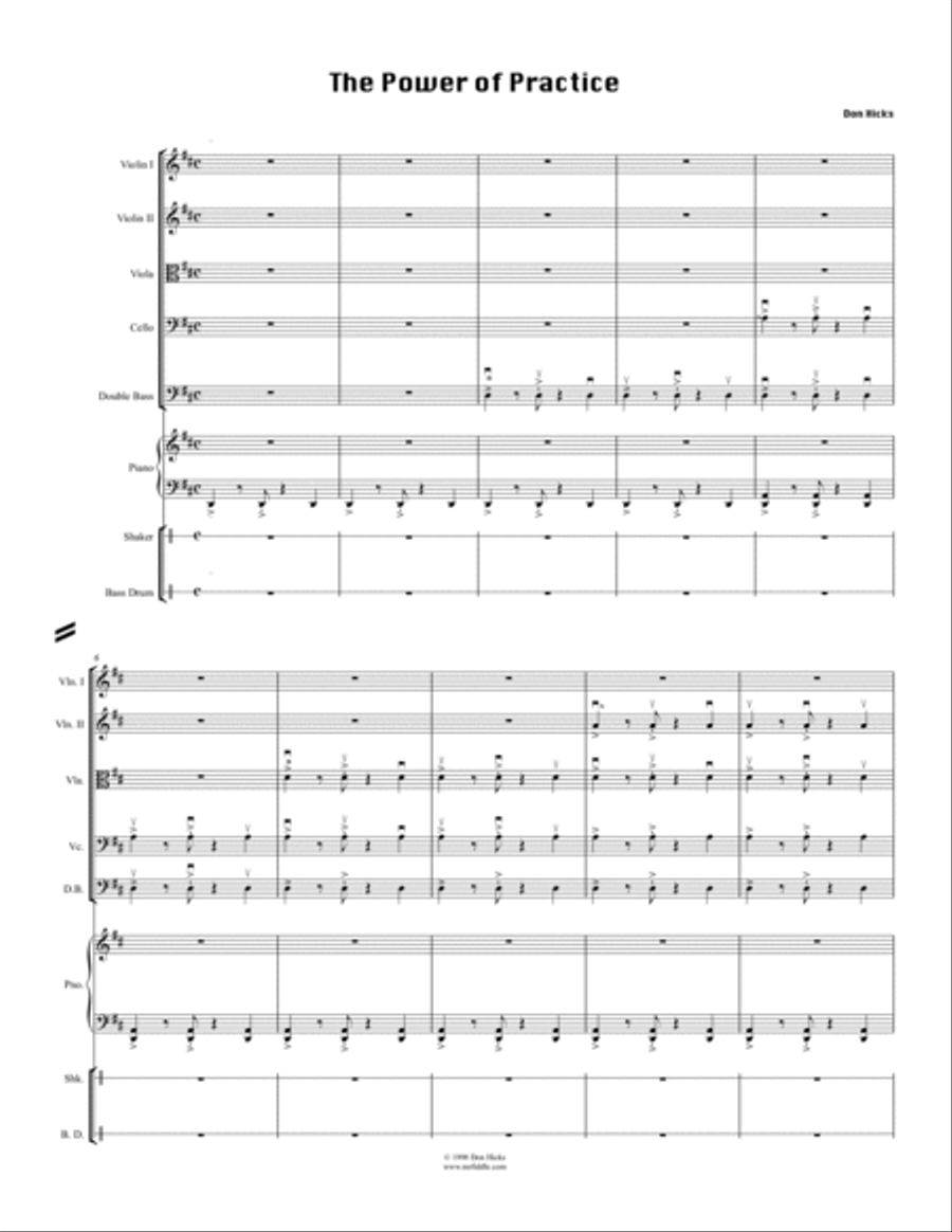 The Power of Practice String Orchestra scores gallery preview page 2