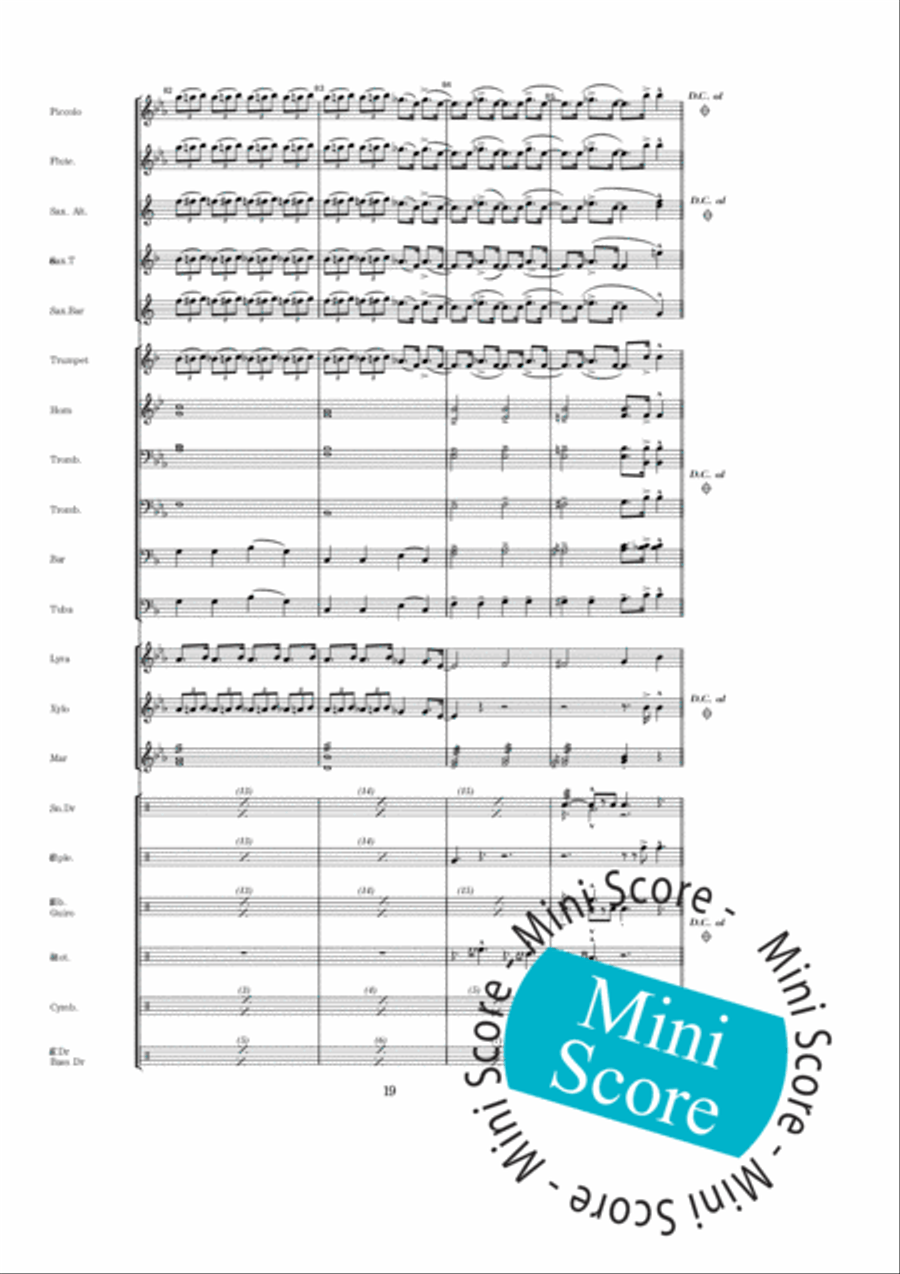 Rosevalley Blues Percussion scores gallery preview page 23
