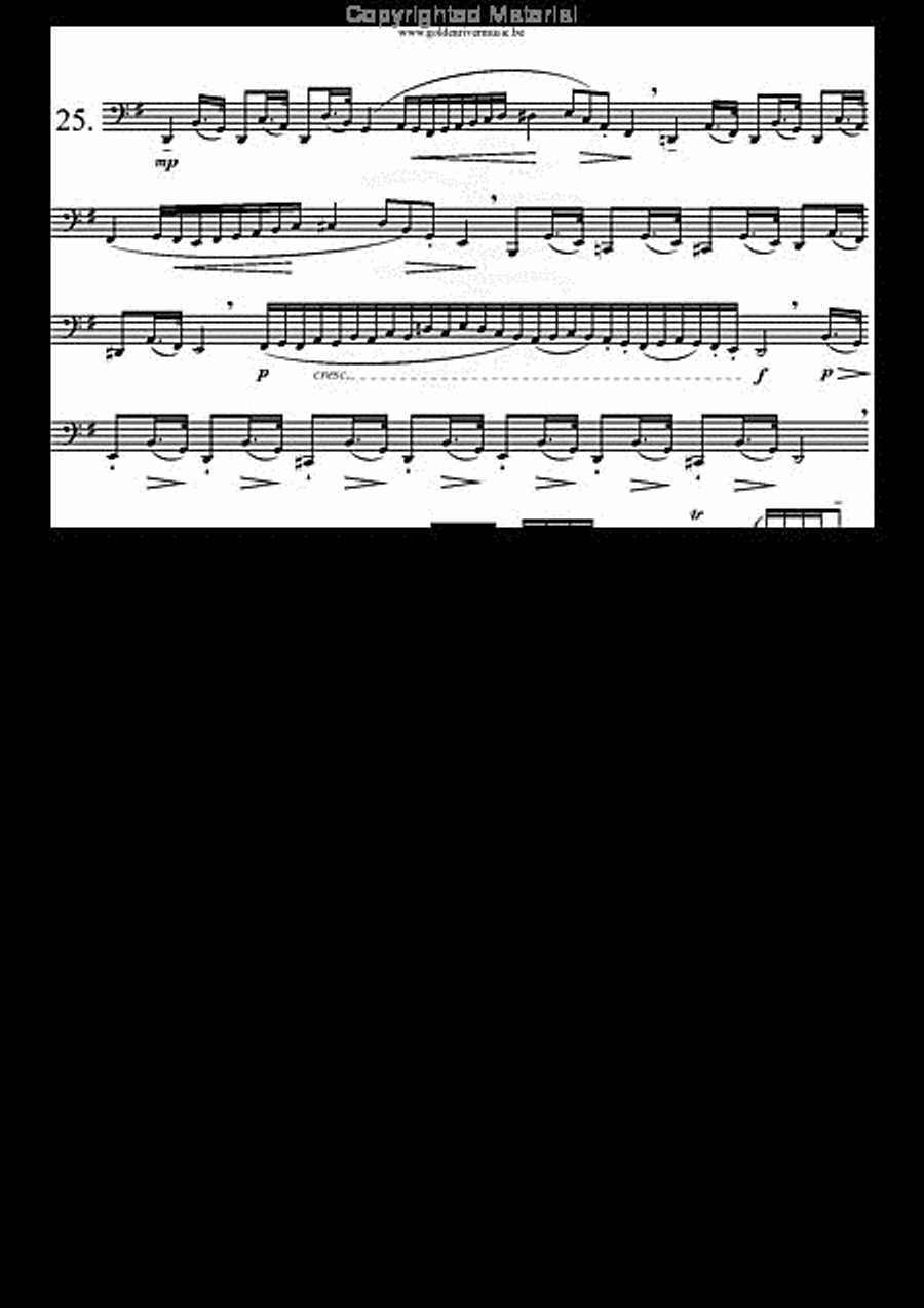 40 Preludes Tuba scores gallery preview page 19