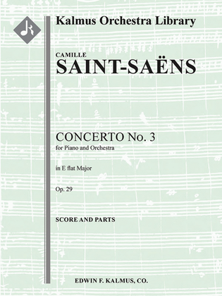 Concerto for Piano No. 3 in E-flat, Op. 29