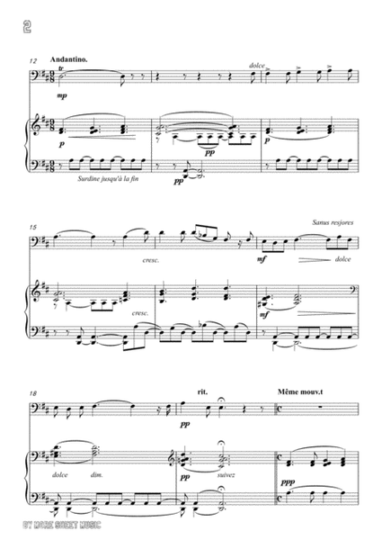 Lalo-Souvenir, for Cello and Piano image number null