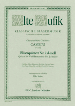 Book cover for Blasserquintett Nr. 2