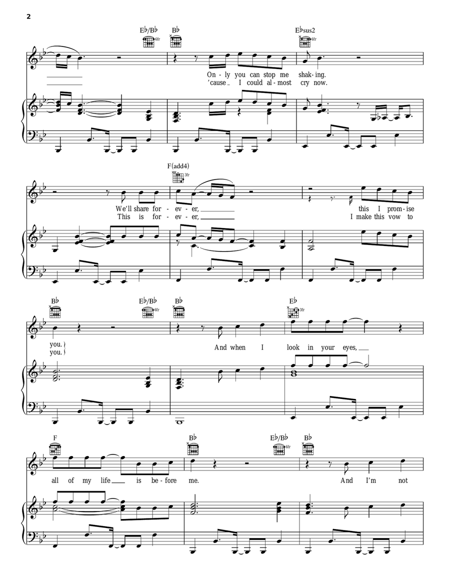This I Promise You Piano, Vocal, Guitar scores gallery preview page 2