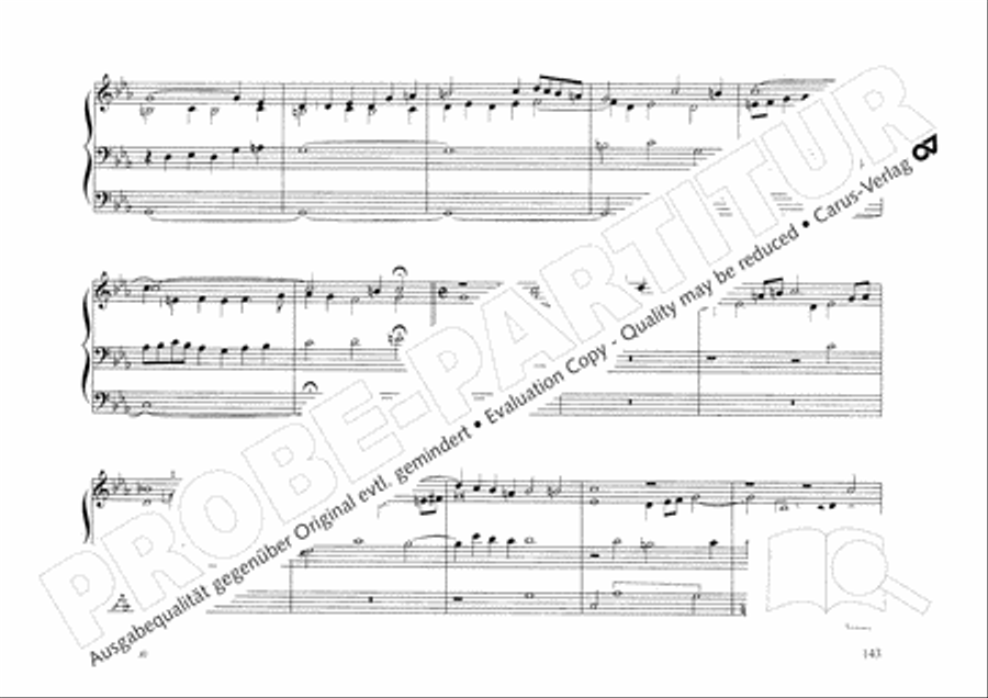 Orgelschule Orgelschule Organ scores gallery preview page 145