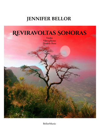 Book cover for Reviravoltas Sonoras - violin, vibraphone, double bass