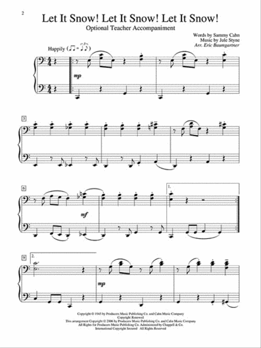 Teaching Little Fingers to Play More Christmas Favorites – Book Only Piano Method scores gallery preview page 3
