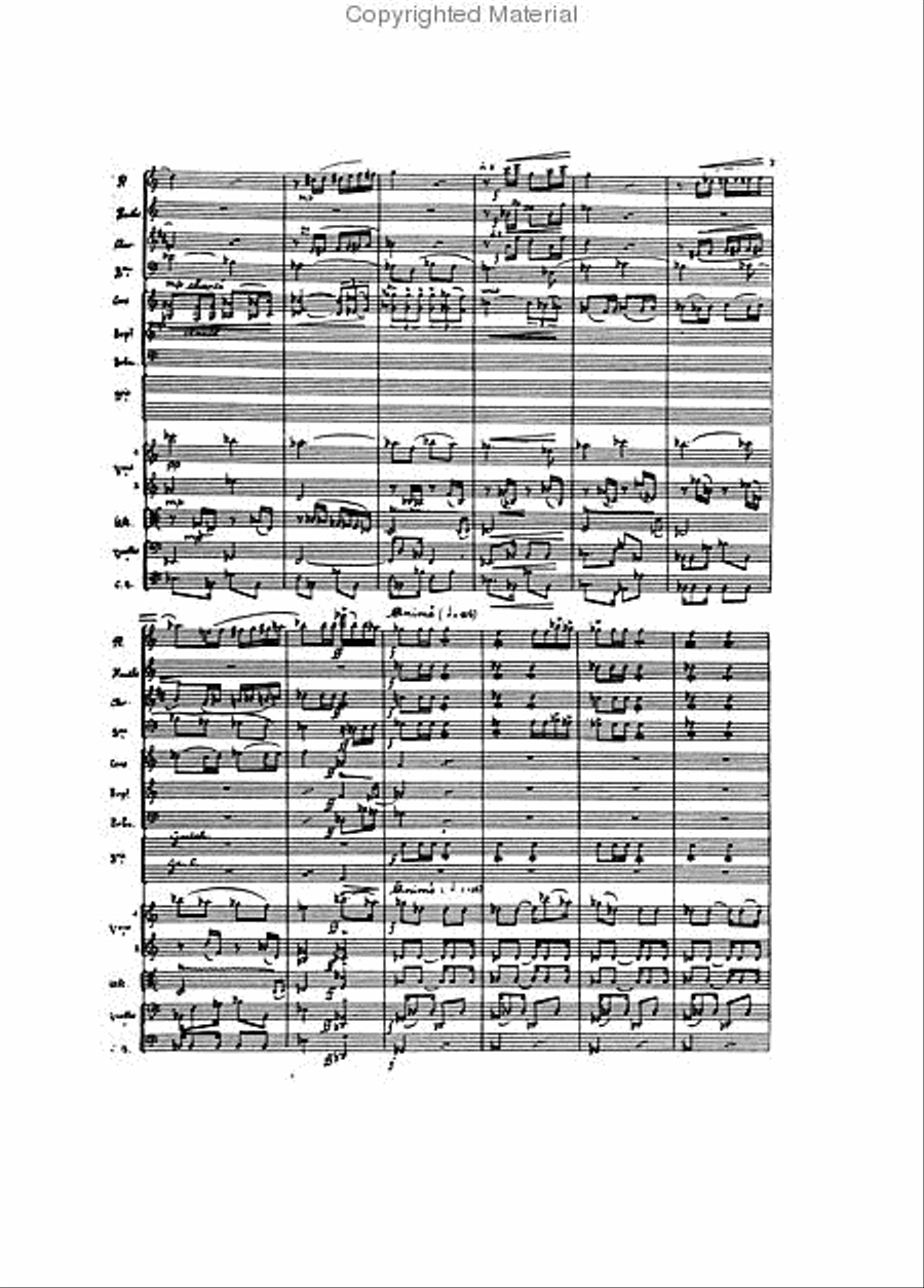Le Boeuf sur le Toit (The Ox on the Roof) Orchestra scores gallery preview page 3