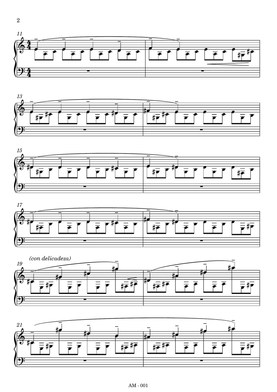 Un Lugar Entre Las Estrellas Piano Solo scores gallery preview page 4