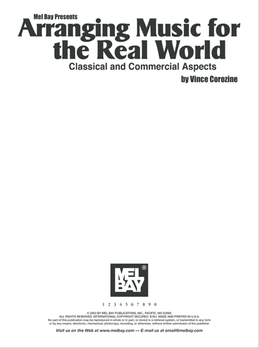 Arranging Music for the Real World Book and Digital Audio scores gallery preview page 3