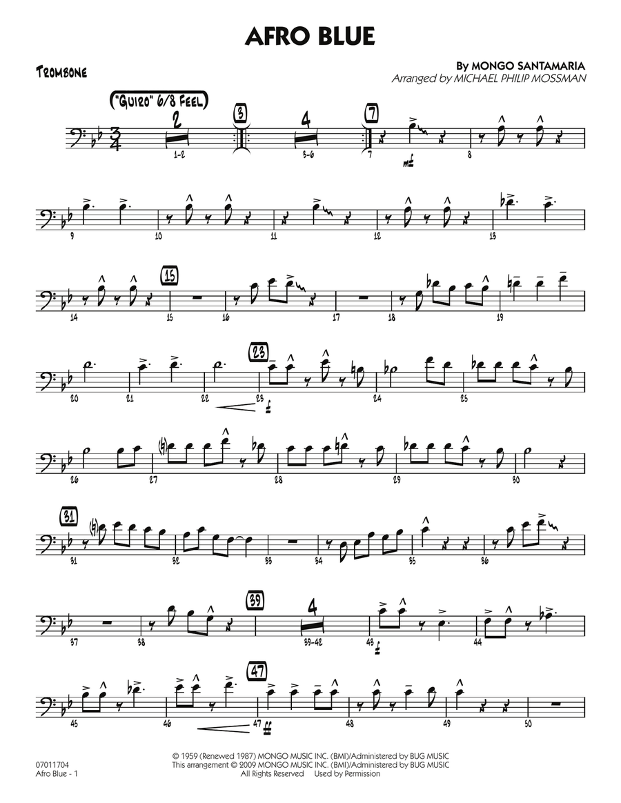 Black and blue trombone online