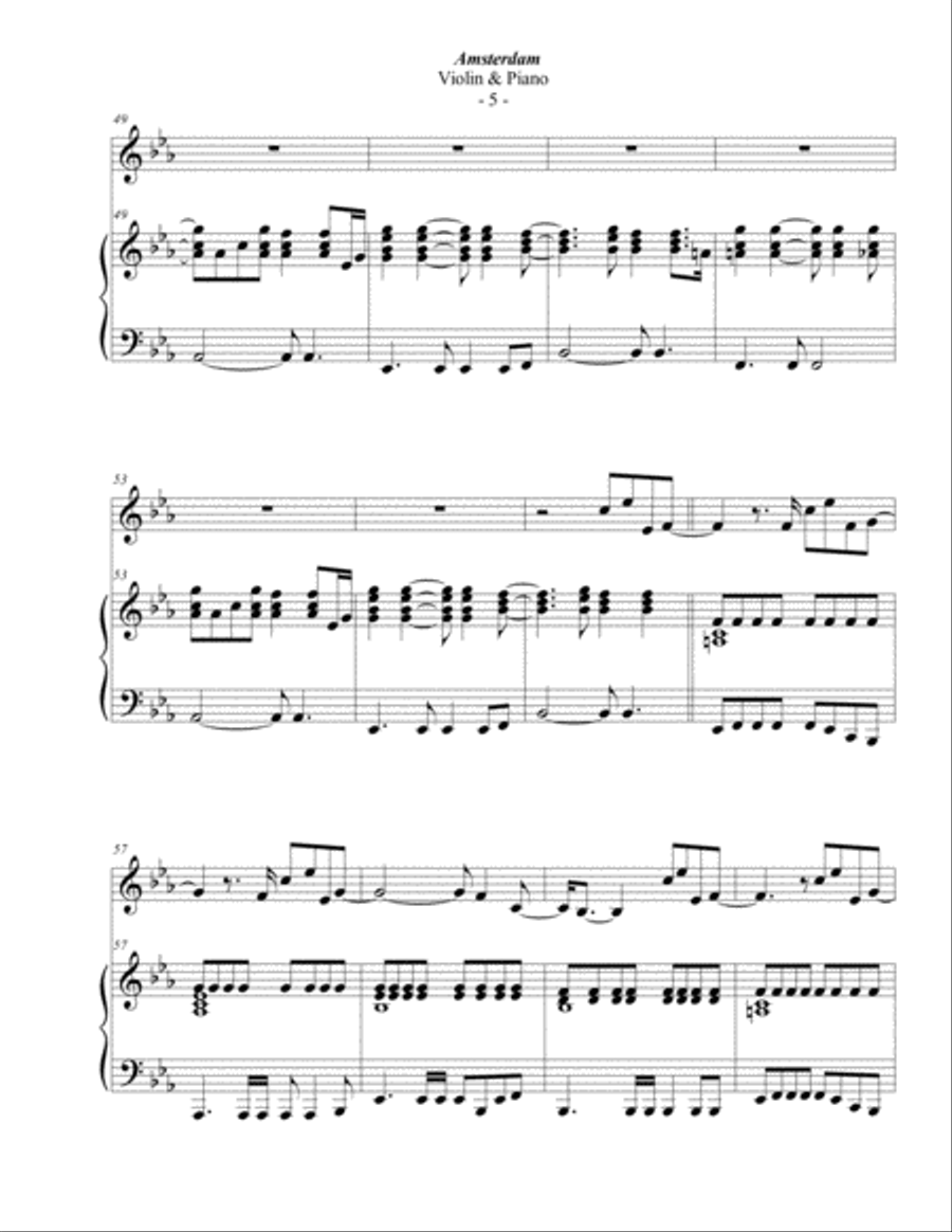 Amsterdam Violin Solo scores gallery preview page 5