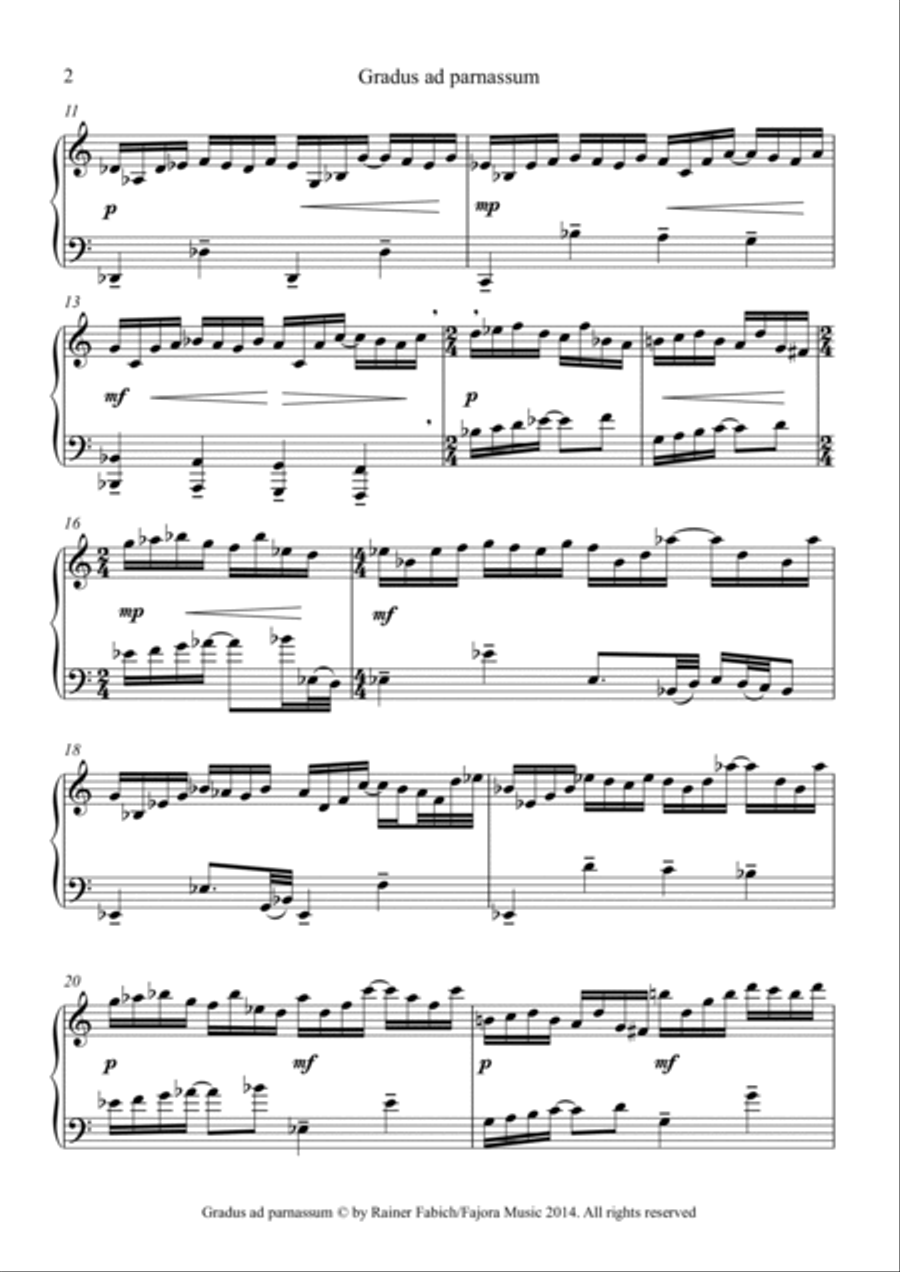 Gradus ad Parnassum Small Ensemble scores gallery preview page 2