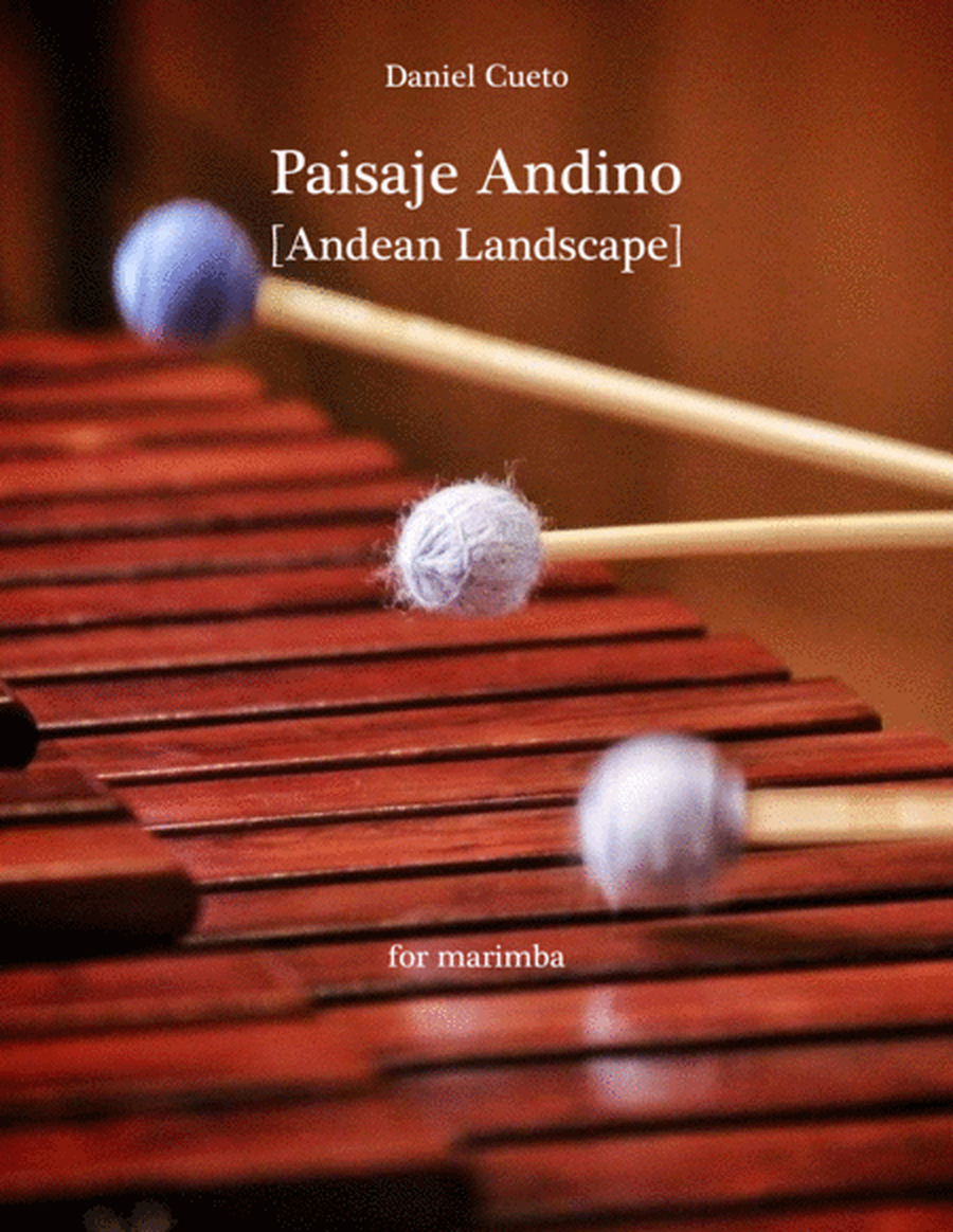 PAISAJE ANDINO [ANDEAN LANDSCAPE] for marimba image number null