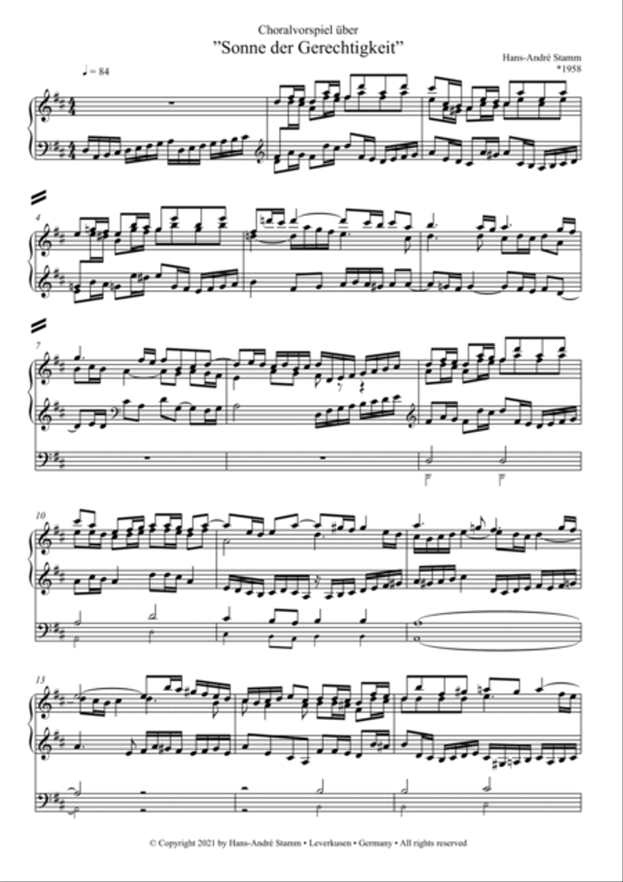 Choral Prelude, Intonation and Postlude on 
