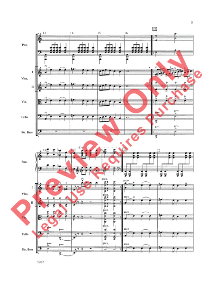 Carnival of the Animals Carnival of the Animals String Orchestra scores gallery preview page 6