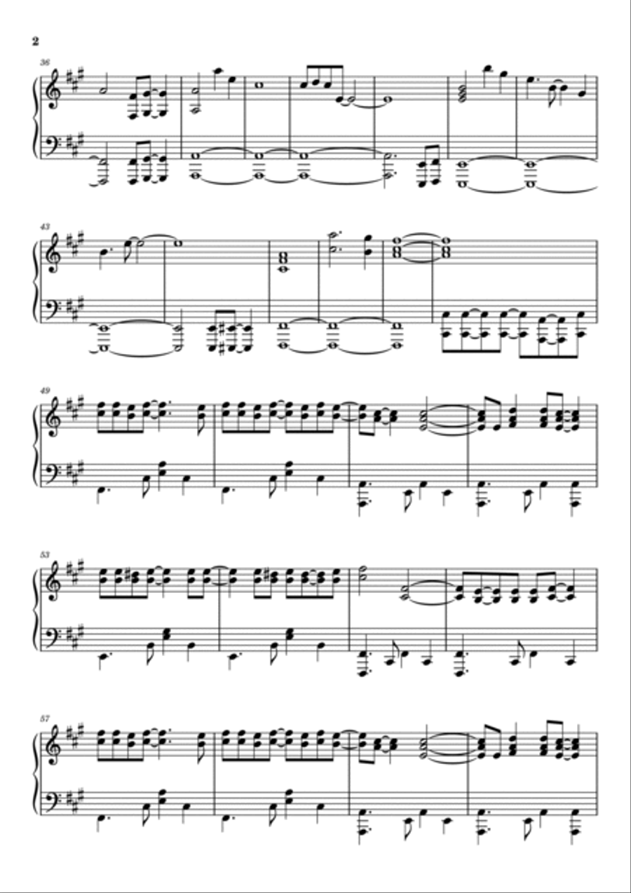 Time Piano Solo scores gallery preview page 2