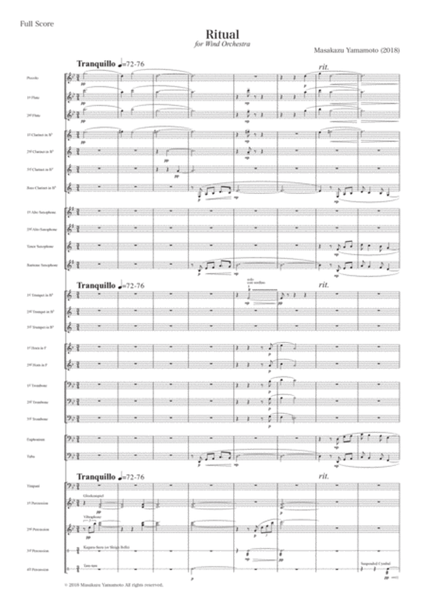 Ritual [Concert Band] - Score Only image number null