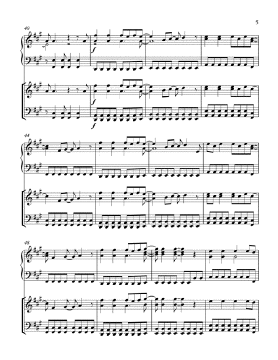 Viva La Vida Viva La Vida Piano Trio scores gallery preview page 5