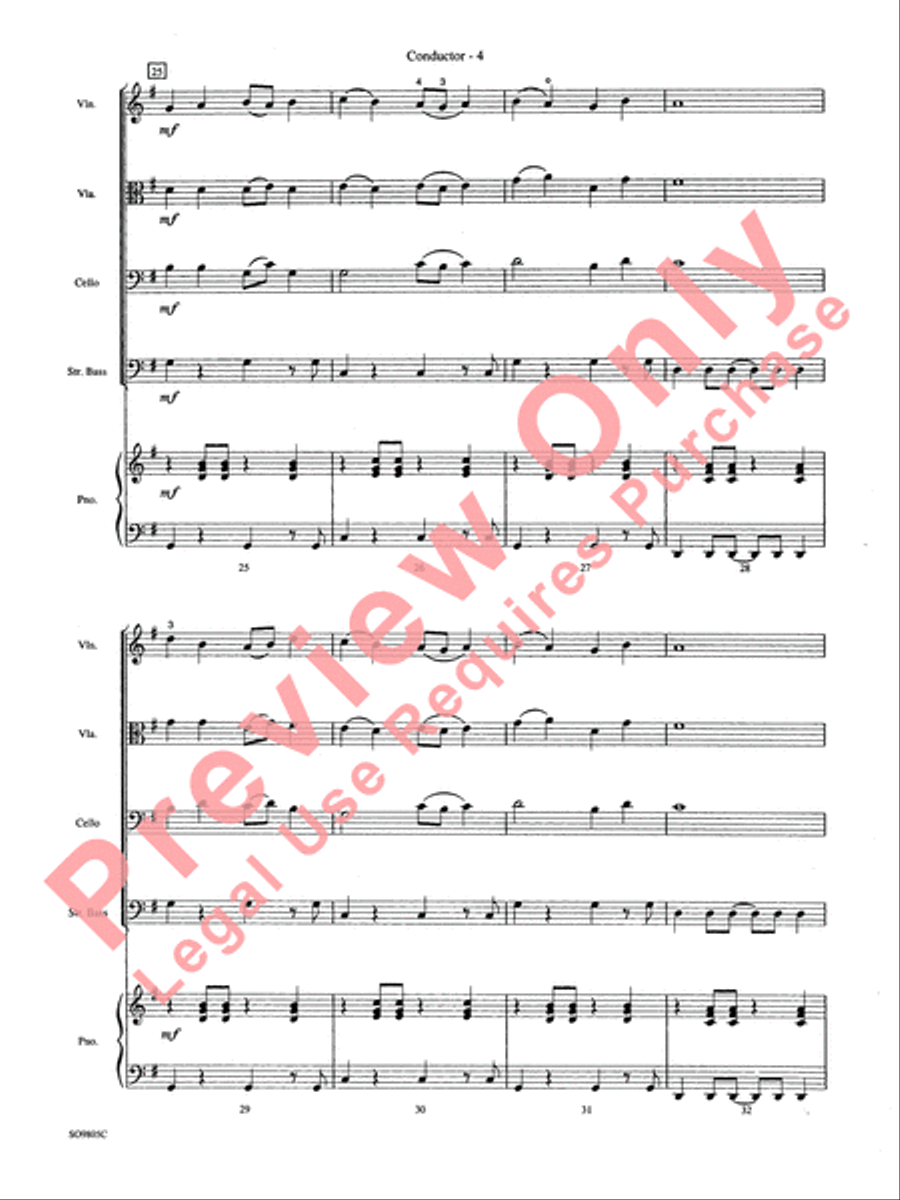 The Lion Sleeps Tonight The Lion Sleeps Tonight String Orchestra scores gallery preview page 6
