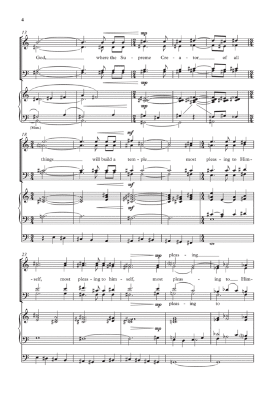 God is here 4-Part scores gallery preview page 3
