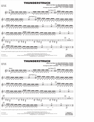 Thunderstruck (arr. Matt Conaway) - Guitar